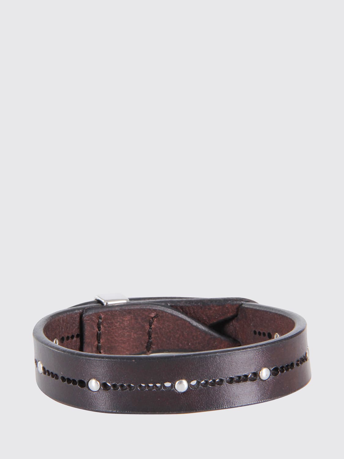 ORCIANI GIOIELLO: Bracciale di pelle Orciani, Moro - Img 2