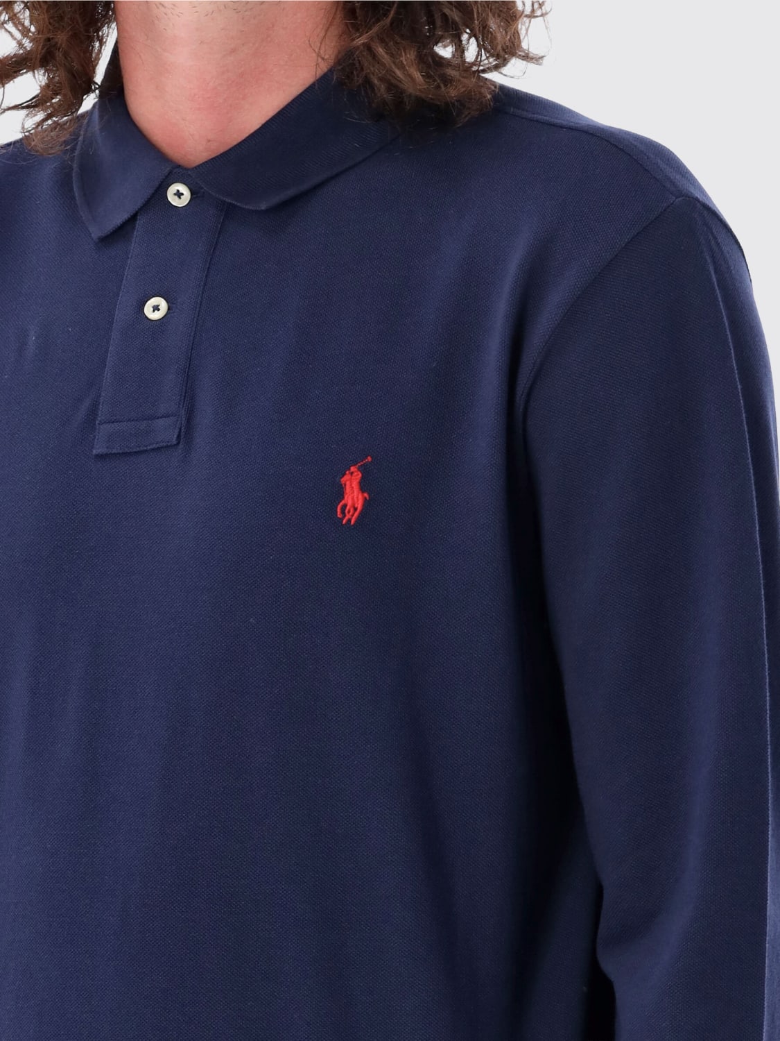 POLO RALPH LAUREN POLO SHIRT: T-shirt men Polo Ralph Lauren, Navy - Img 3