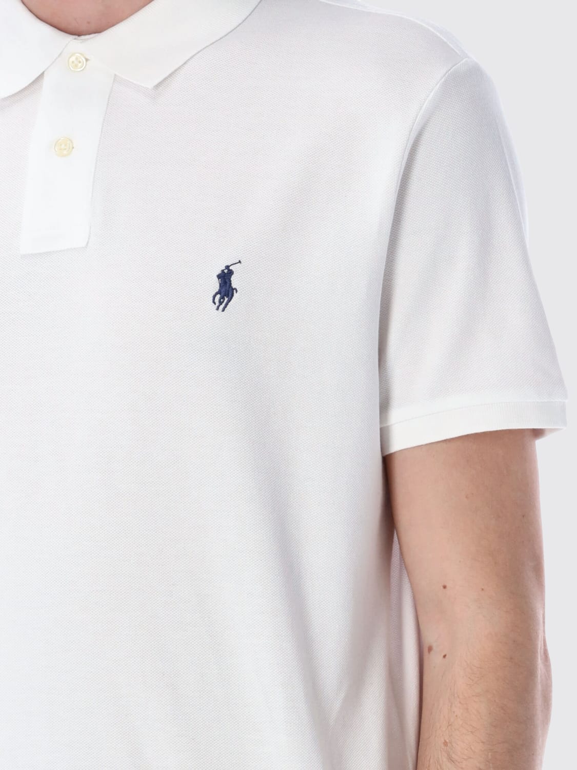 POLO RALPH LAUREN POLO SHIRT: T-shirt men Polo Ralph Lauren, White - Img 3