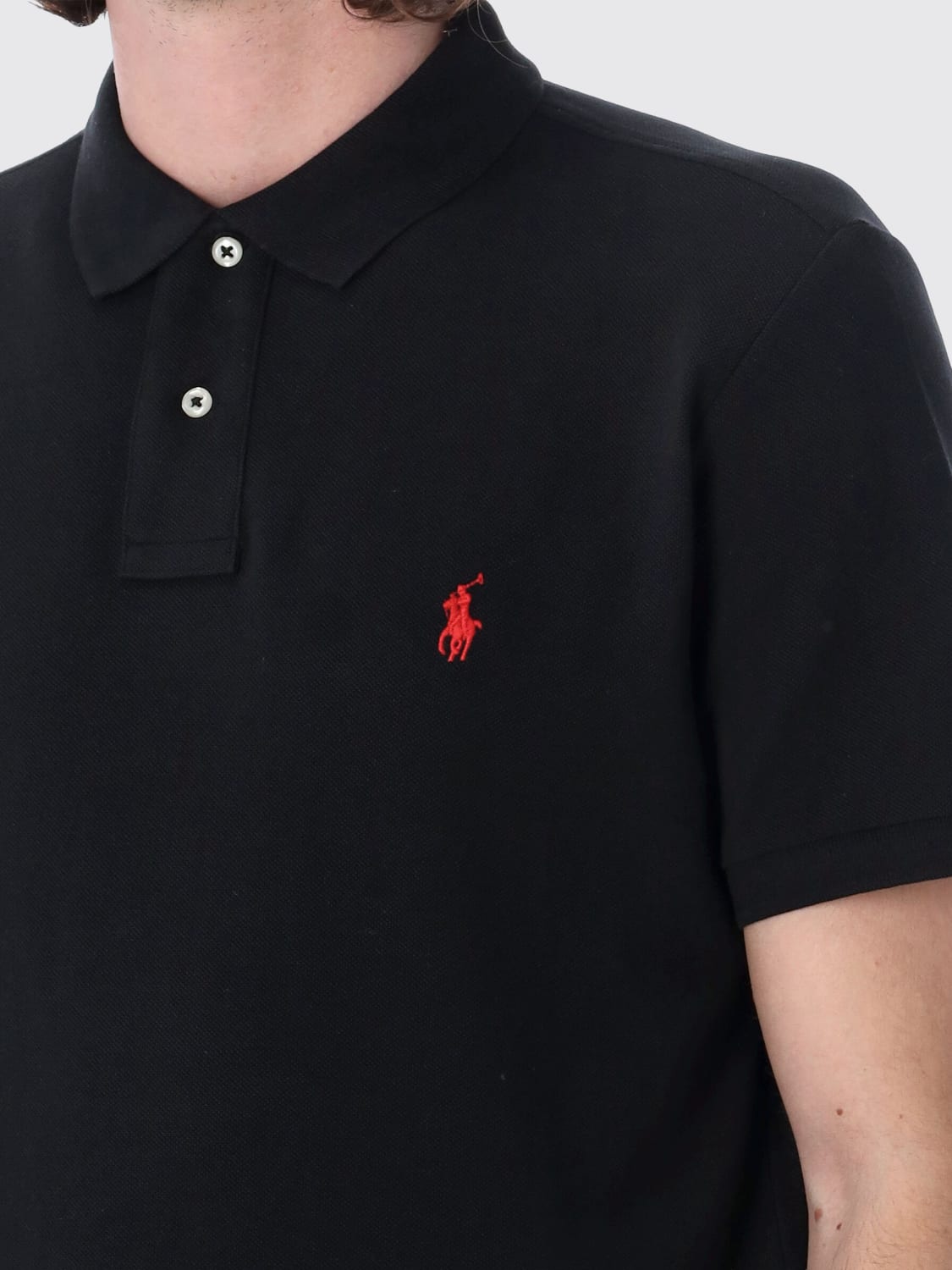POLO RALPH LAUREN POLO SHIRT: T-shirt men Polo Ralph Lauren, Black - Img 3