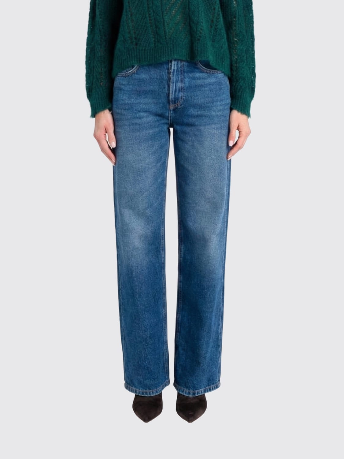 TWINSET JEANS: Jeans woman Twinset, Denim - Img 1