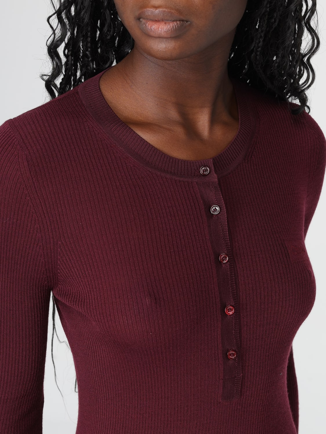 CHLOÉ SWEATER: Sweater woman ChloÉ, Burgundy - Img 5