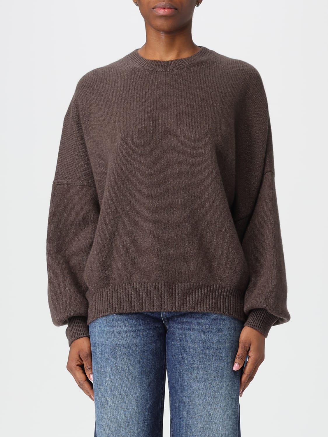 KHAITE SWEATER: Sweater woman Khaite, Coffee - Img 1