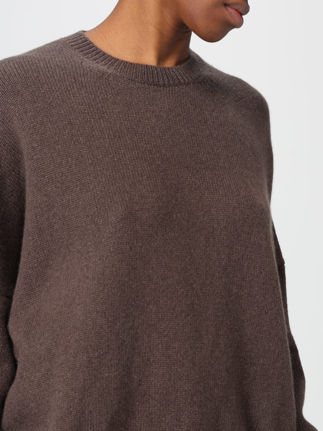 KHAITE SWEATER: Sweater woman Khaite, Coffee - Img 5