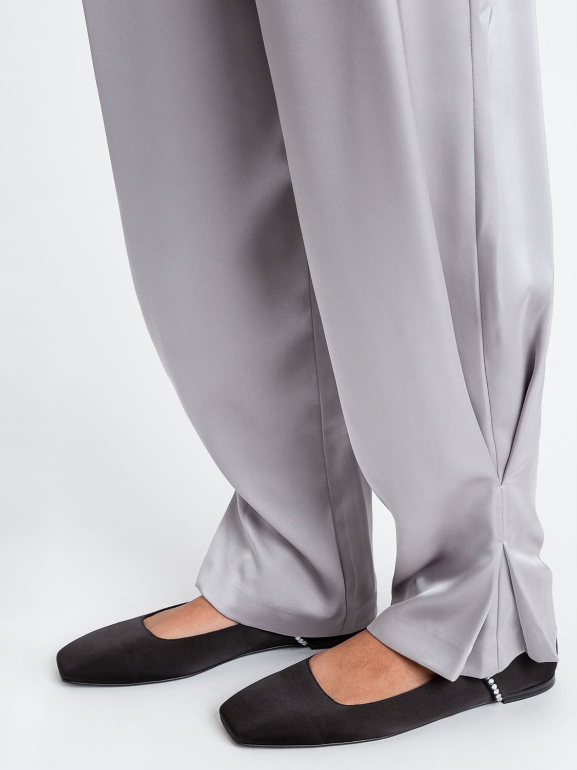 TWINSET ACTITUDE 裤子: 裤子 女士 Twinset Actitude, 灰色 - Img 4