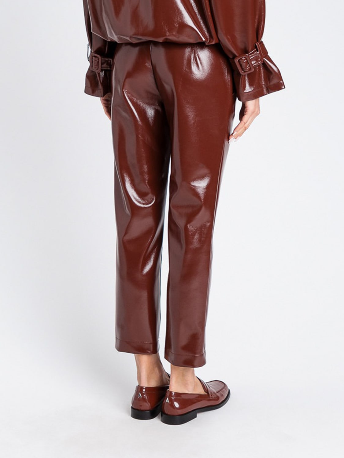 TWINSET ACTITUDE HOSE: Hose damen Twinset Actitude, Braun - Img 3