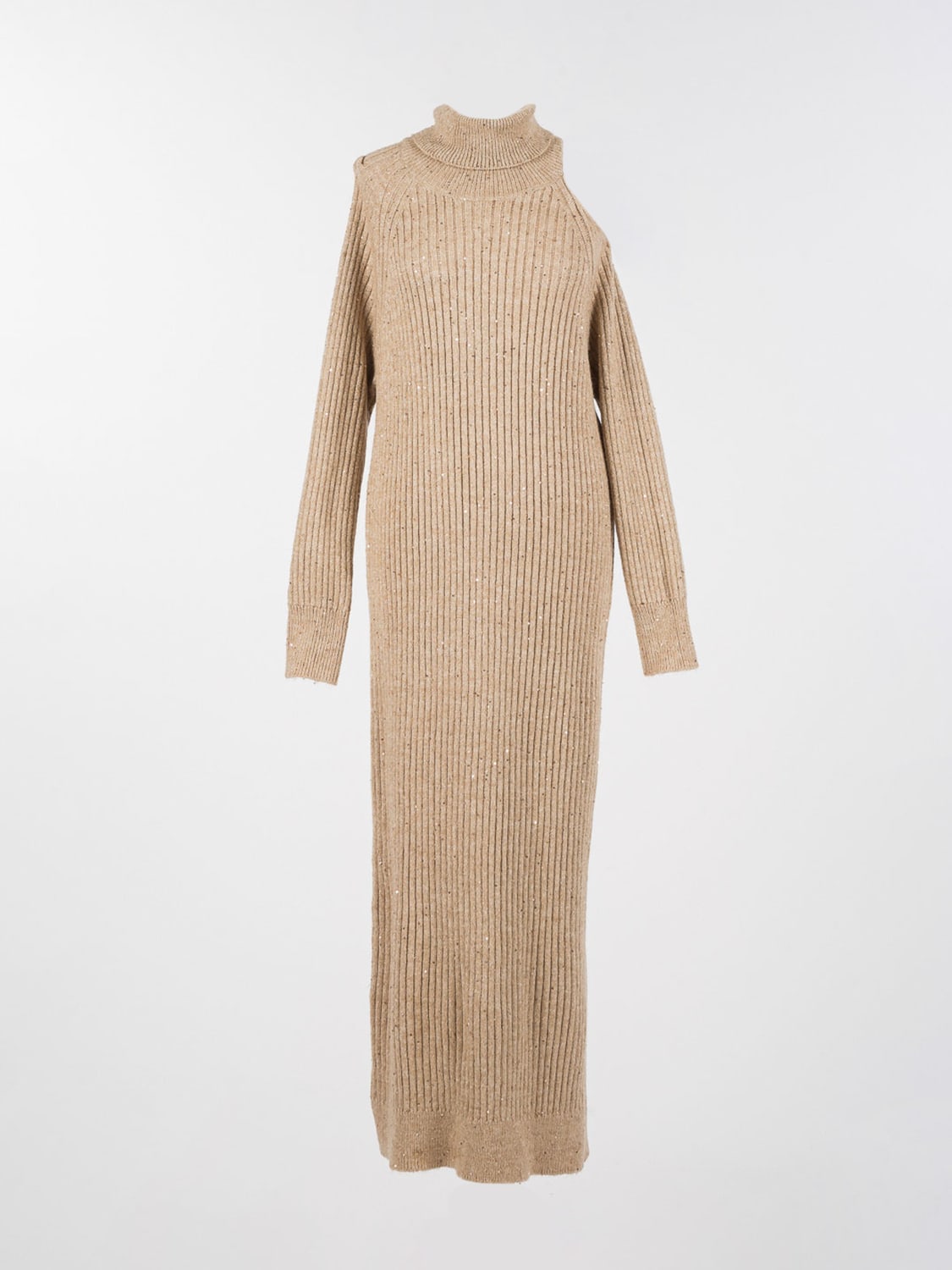 TWINSET ACTITUDE ПЛАТЬЕ: Платье Женское Twinset Actitude, Бежевый - Img 4