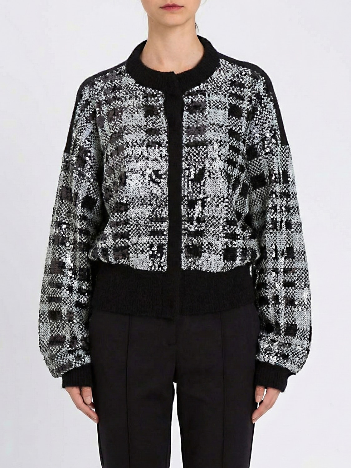 TWINSET ACTITUDE PULLOVER: Pullover damen Twinset Actitude, Schwarz - Img 1