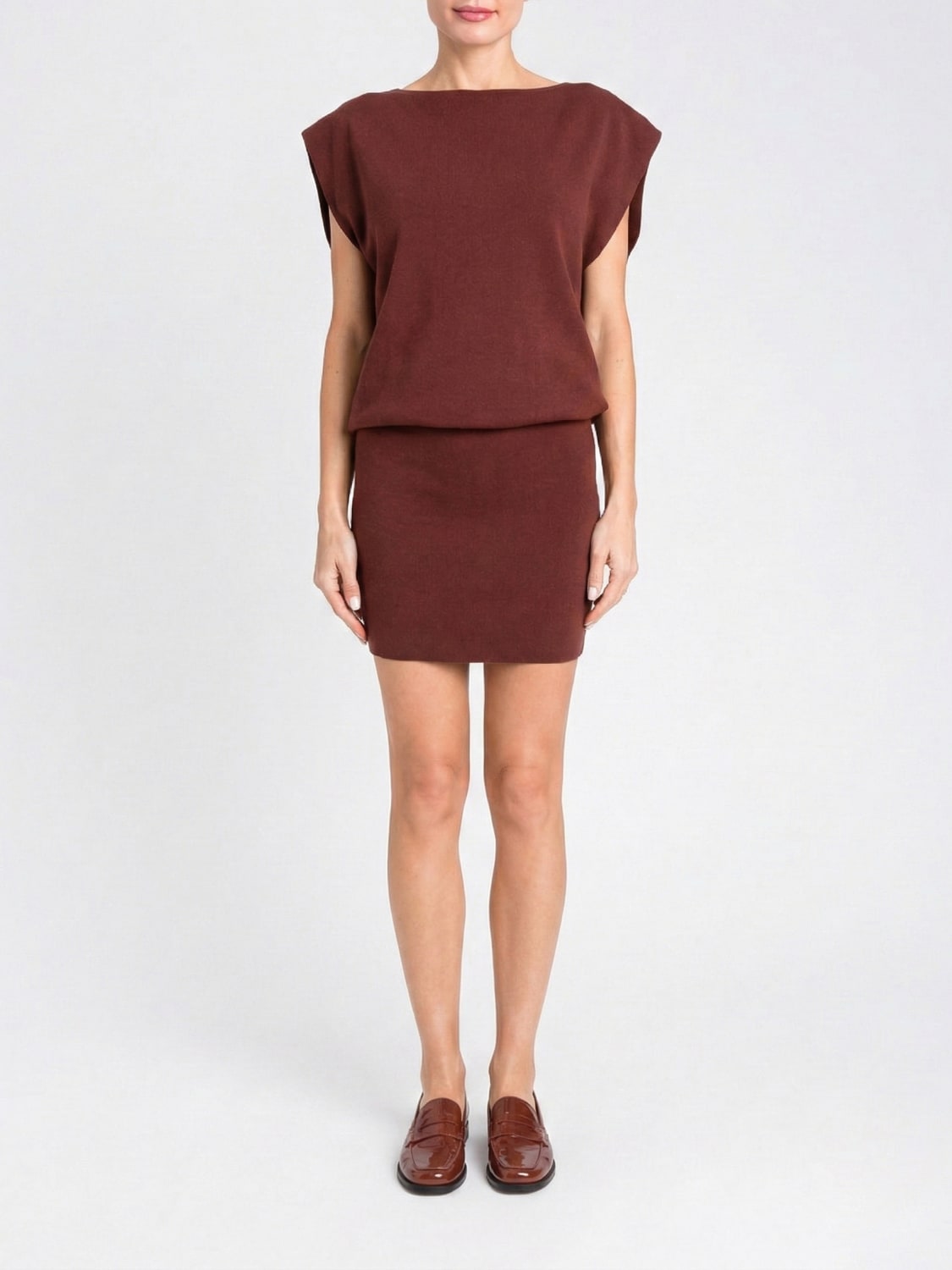TWINSET ACTITUDE DRESS: Dress woman Twinset Actitude, Brown - Img 1