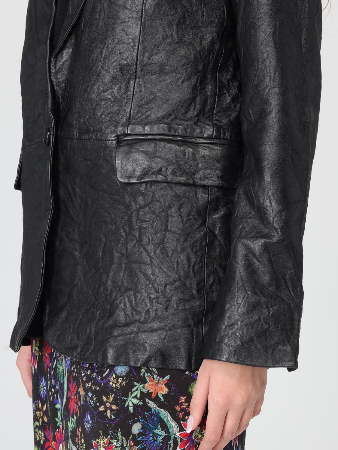 ZADIG & VOLTAIRE 外套: 西装外套 女士 Zadig & Voltaire, 黑色 - Img 4