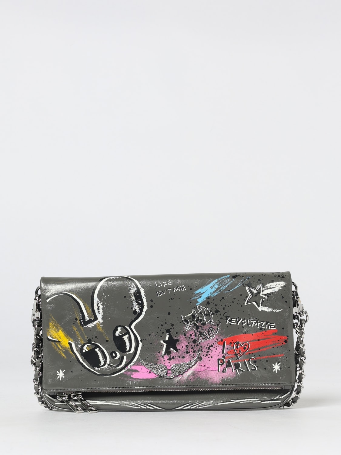 ZADIG & VOLTAIRE CROSSBODY BAG: Crossbody bag woman Zadig & Voltaire, Grey - Img 1