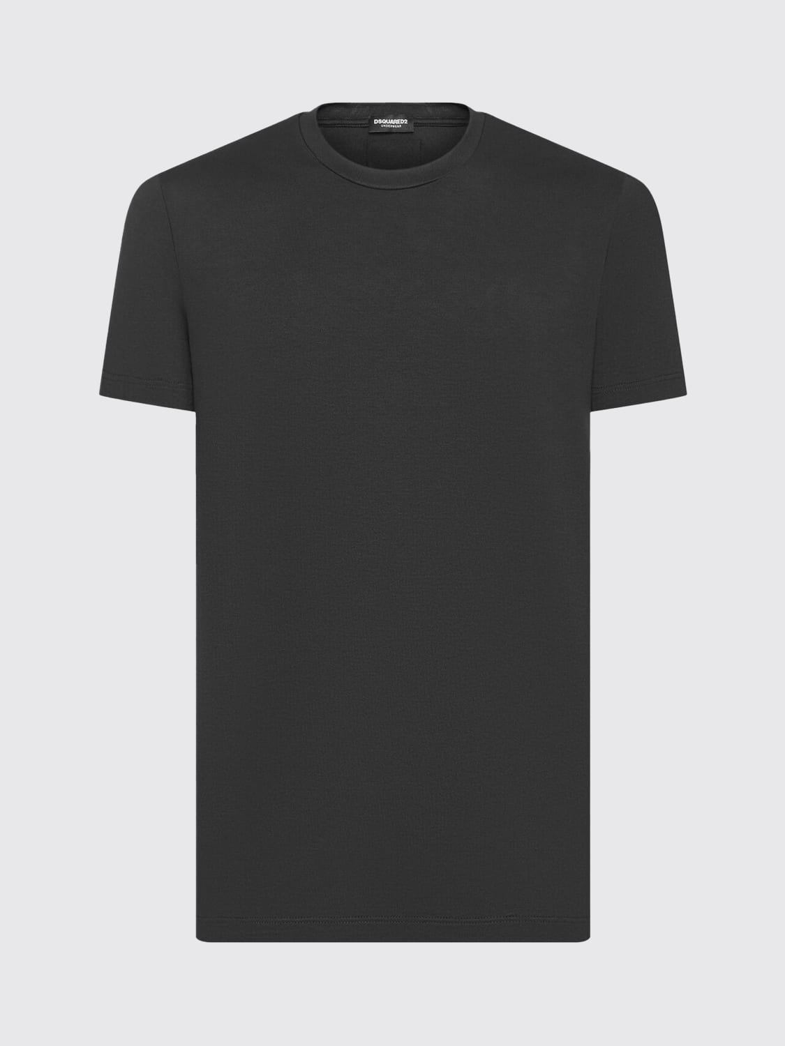 DSQUARED2 T-SHIRT: T-shirt in cotone basic Dsquared2, Nero - Img 1