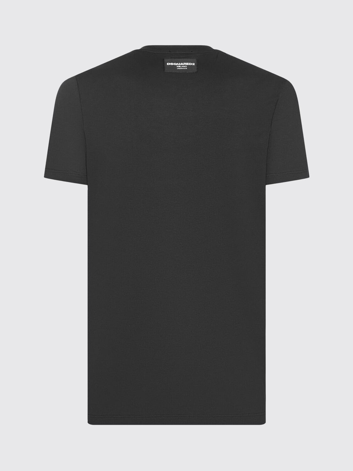 DSQUARED2 T-SHIRT: T-shirt in cotone basic Dsquared2, Nero - Img 2