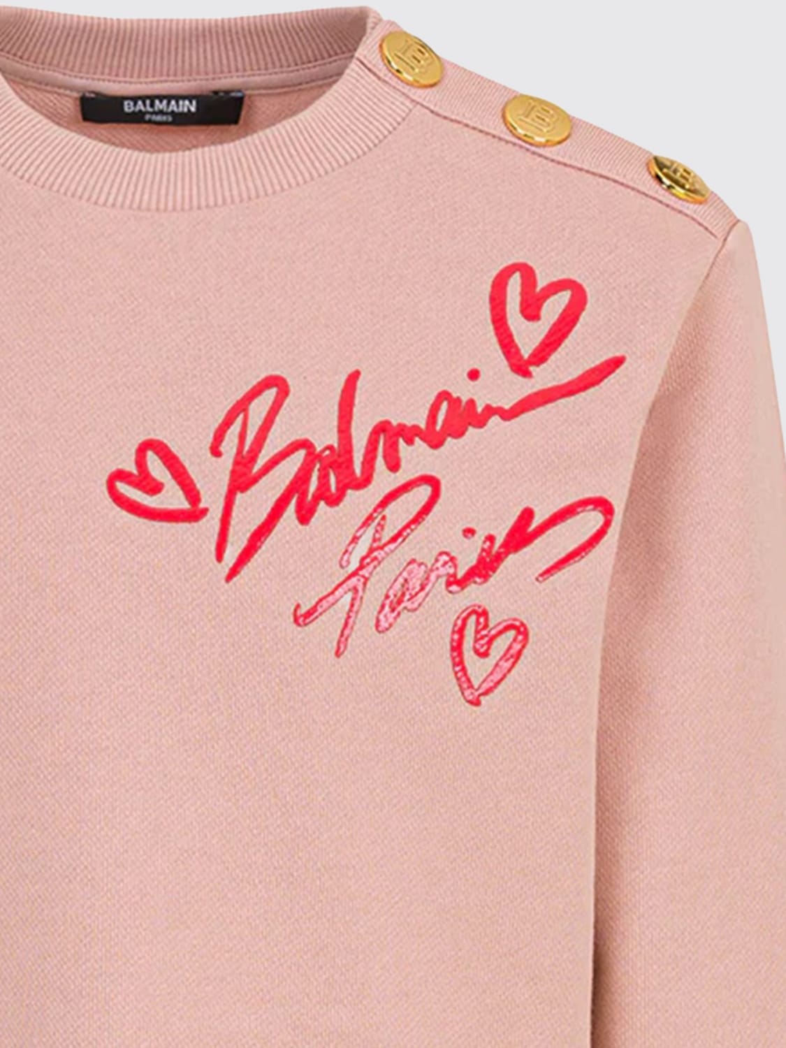 BALMAIN DRESS: Dress kids Balmain, Pink - Img 3