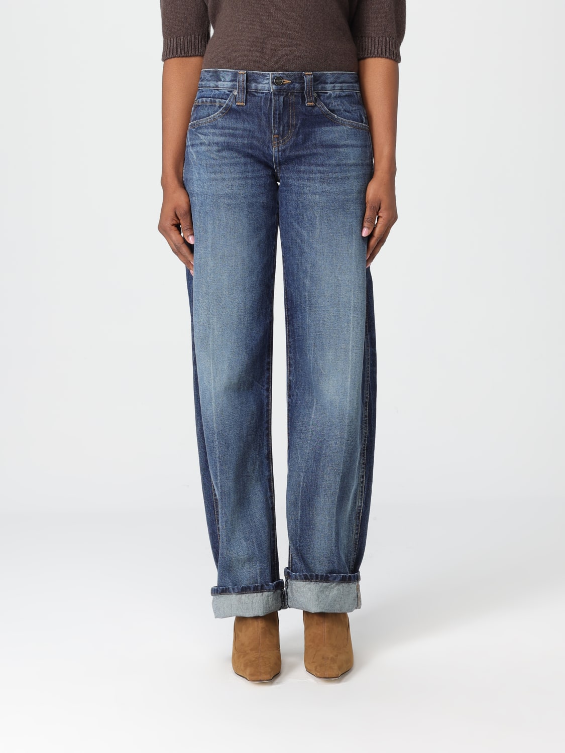 KHAITE JEANS: Jeans woman Khaite, Blue - Img 1