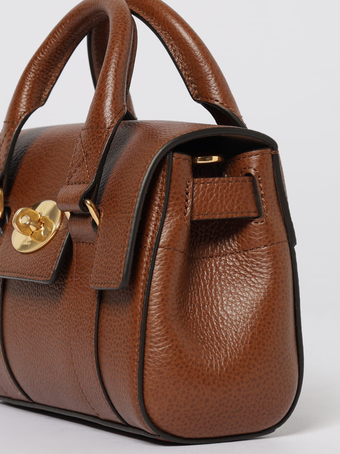 MULBERRY СУМКА С КОРОТКИМИ РУЧКАМИ: Сумка с короткими ручками Женское Mulberry, Коричневый - Img 3