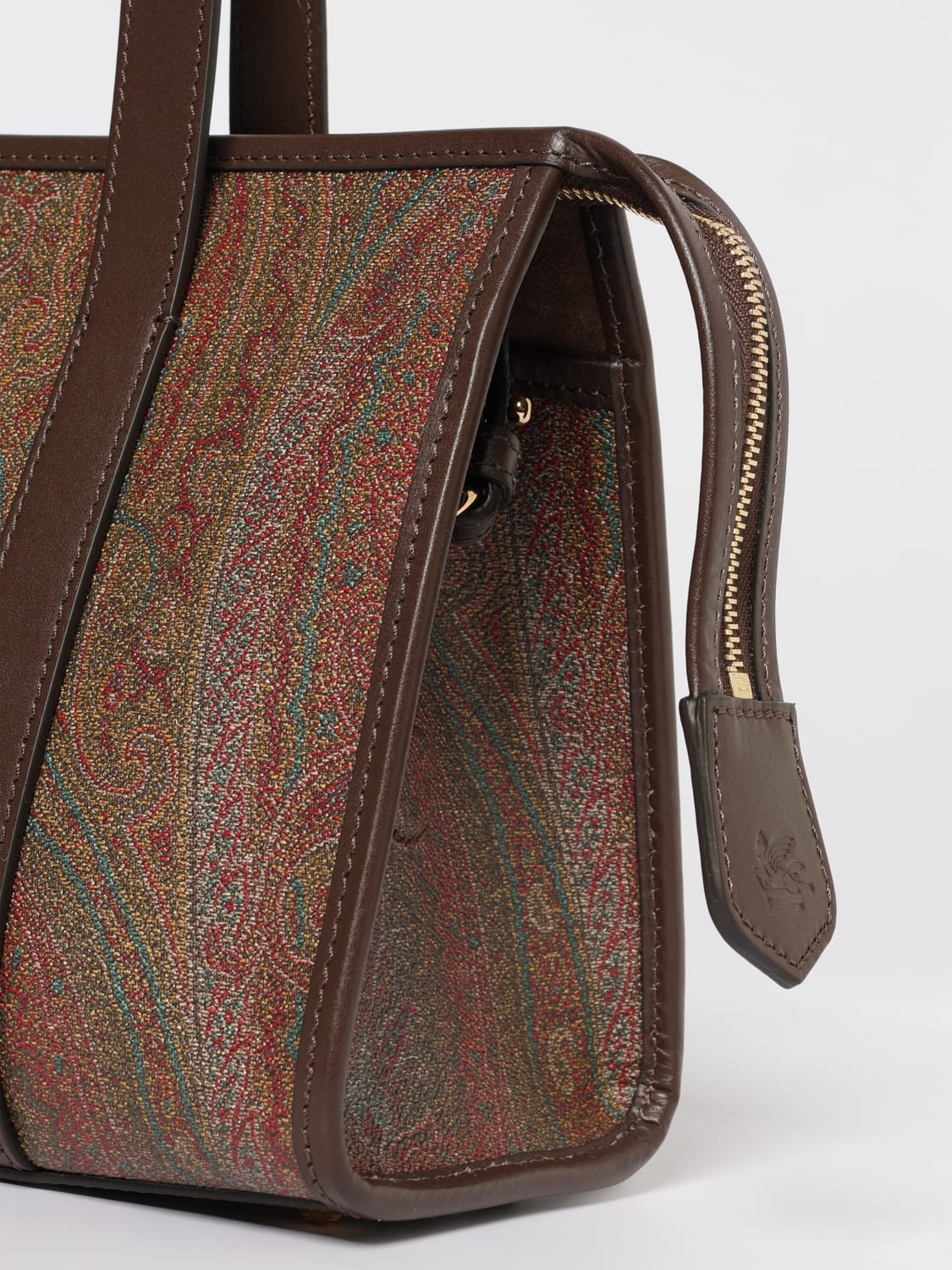 ETRO BOLSO DE MANO: Bolso de mano mujer Etro, Marrón - Img 4