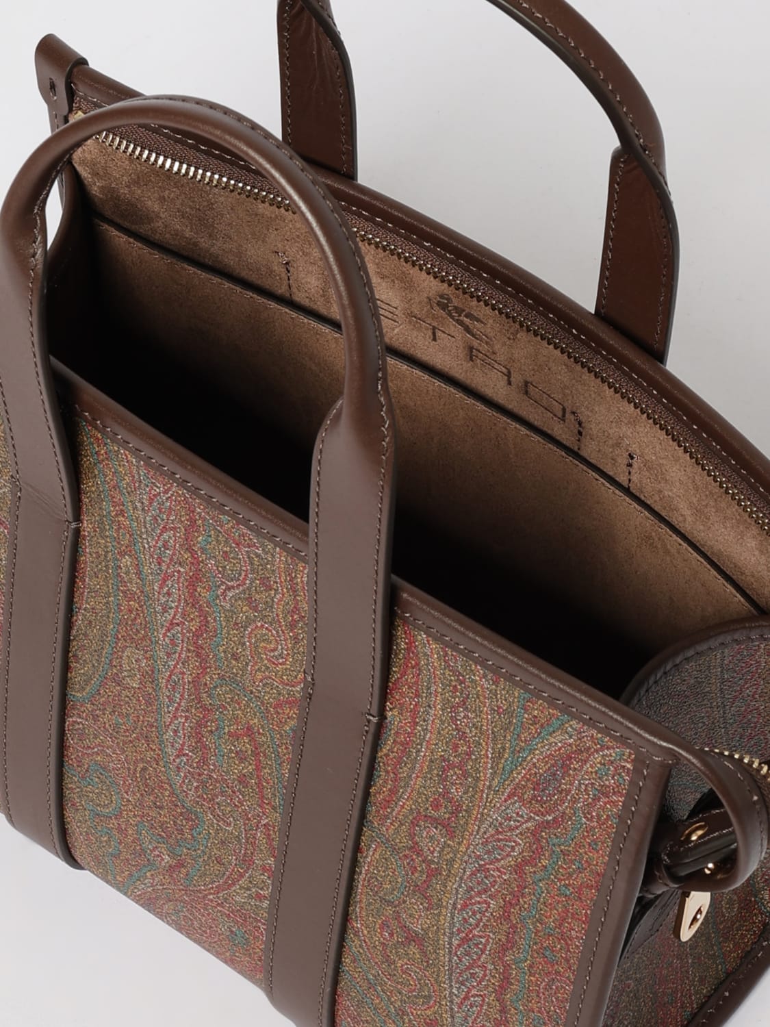 ETRO BOLSO DE MANO: Bolso de mano mujer Etro, Marrón - Img 5