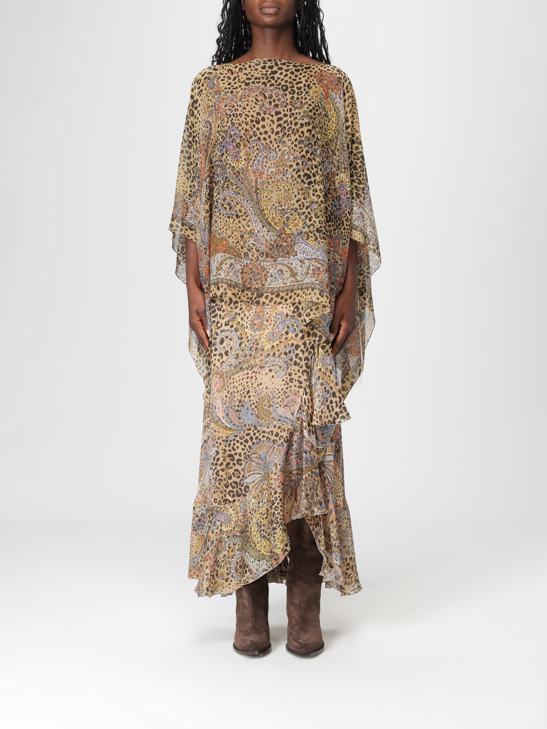 ETRO TOP: Sweater woman Etro, Beige - Img 1