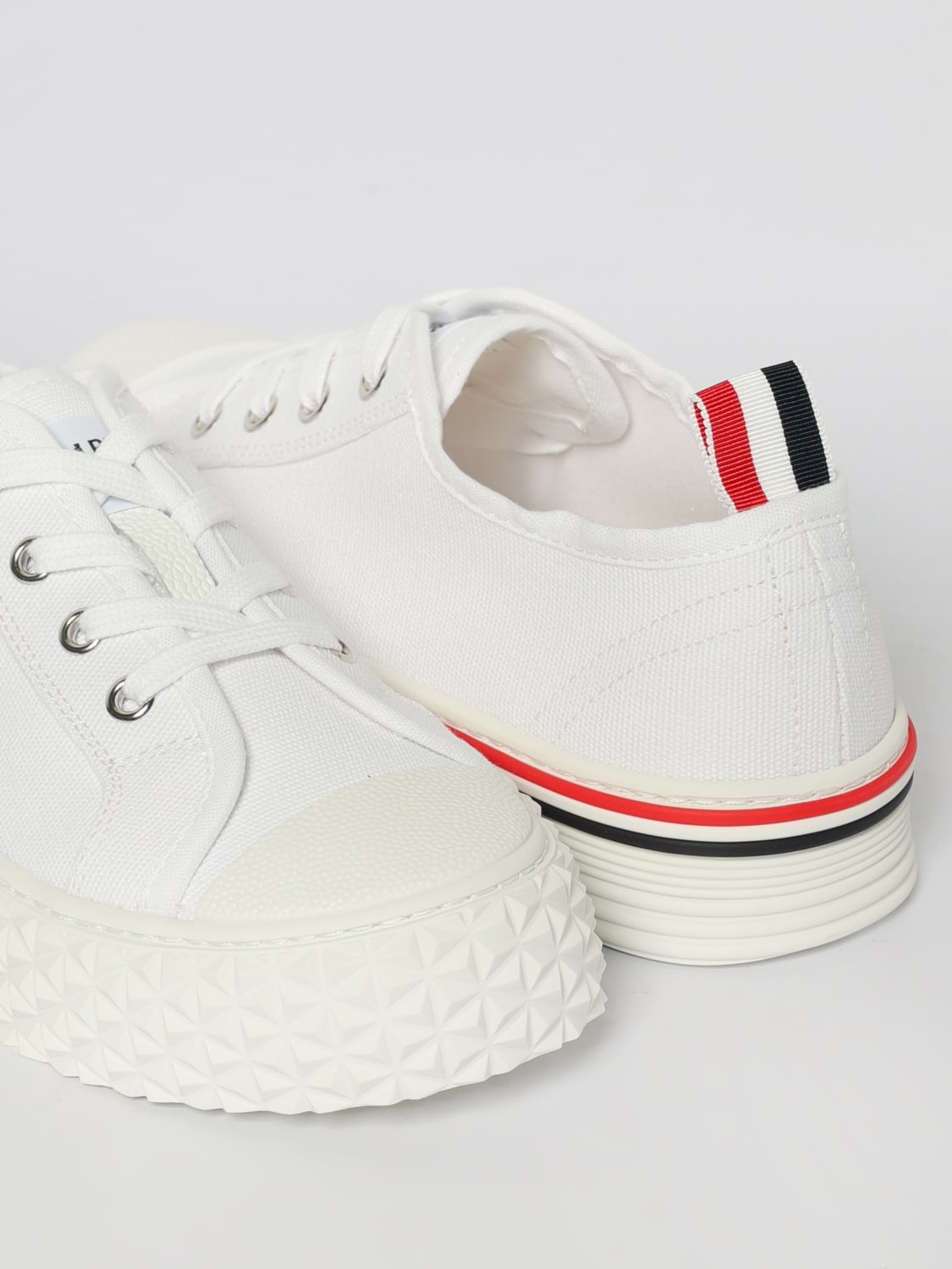 THOM BROWNE SNEAKERS: Sneakers woman Thom Browne, White - Img 4