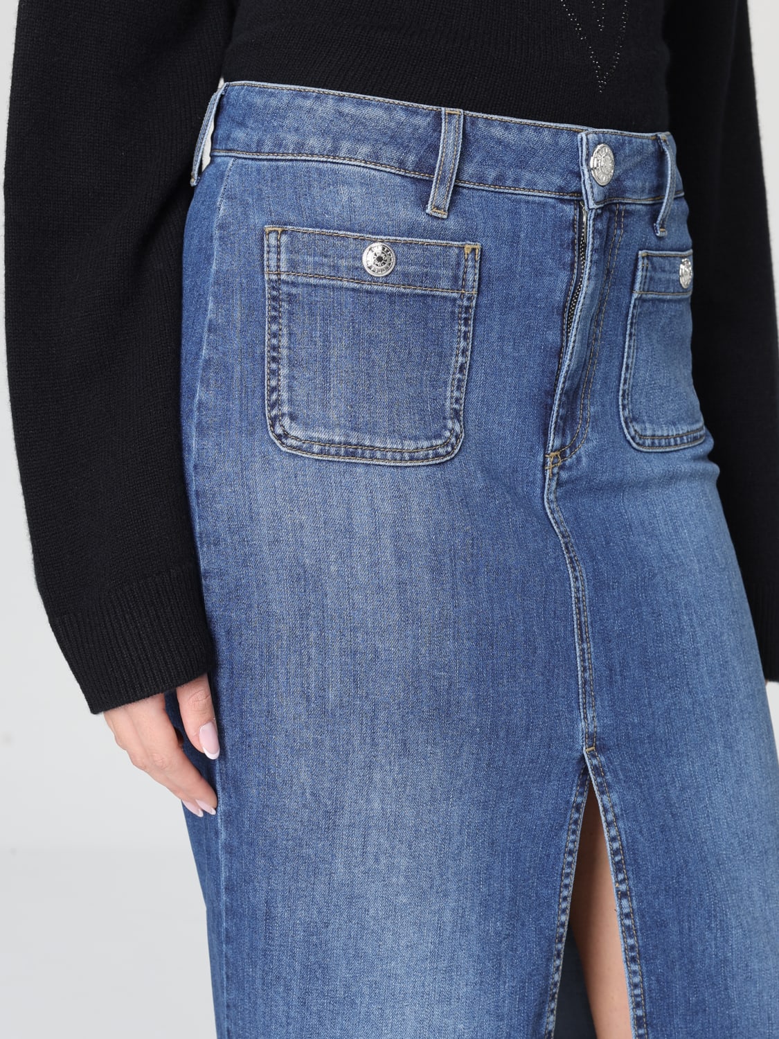 LIU JO JUPE: Jupe femme Liu Jo, Bleu - Img 3