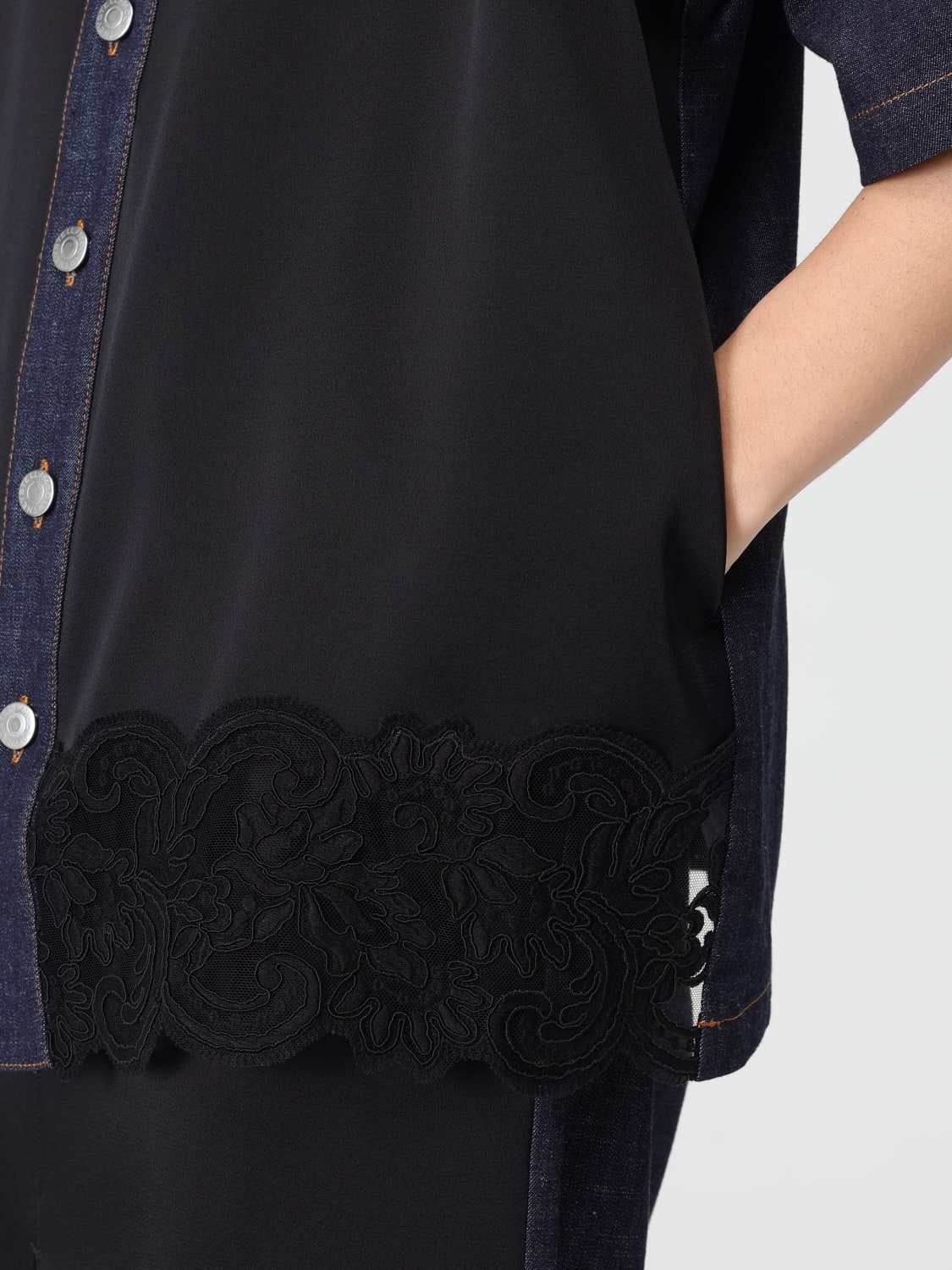 STELLA MCCARTNEY CAMISA: Camisa mujer Stella McCartney, Azul Oscuro - Img 4