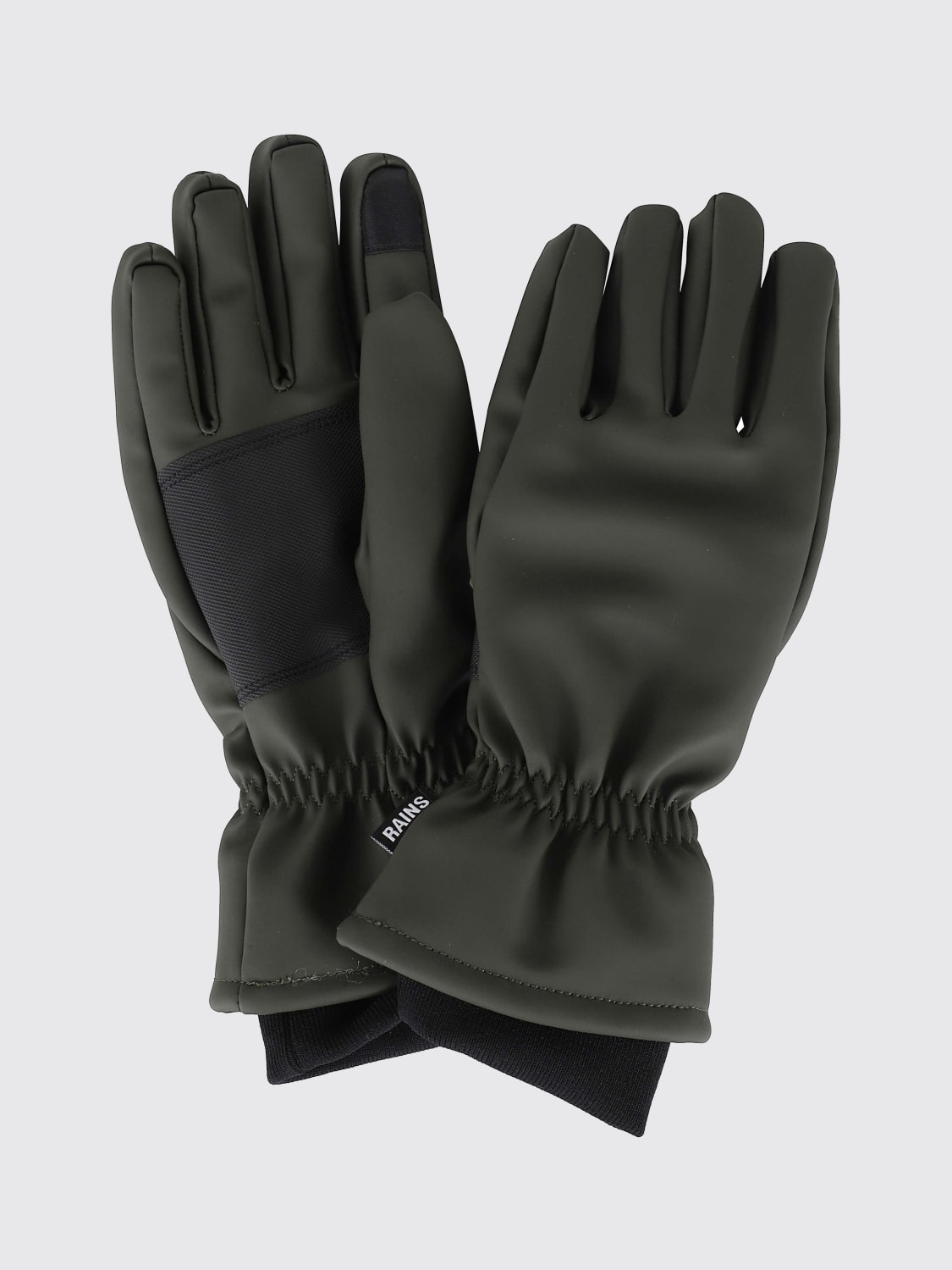 RAINS GLOVES: Gloves men Rains, Green - Img 1