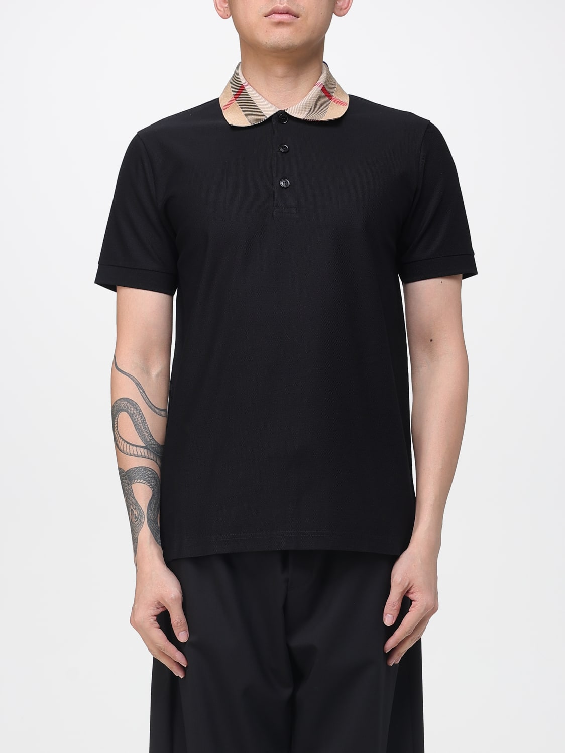 BURBERRY POLO: T-shirt herren Burberry, Schwarz - Img 1