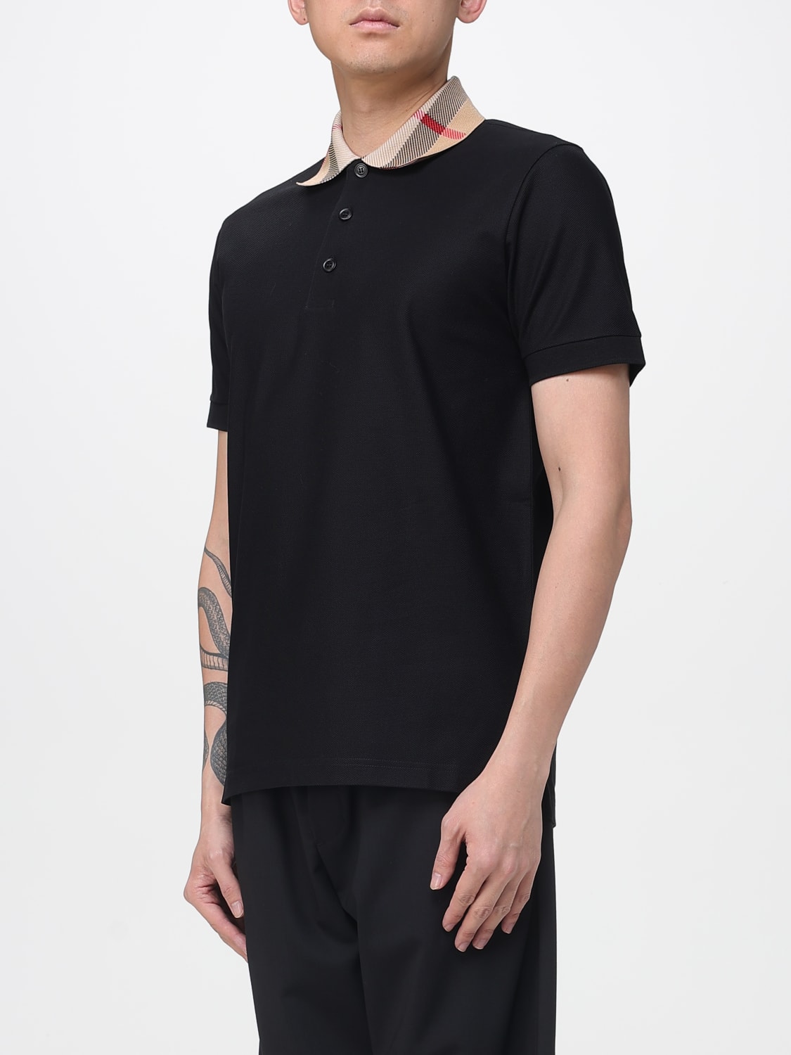 BURBERRY POLO: T-shirt herren Burberry, Schwarz - Img 3