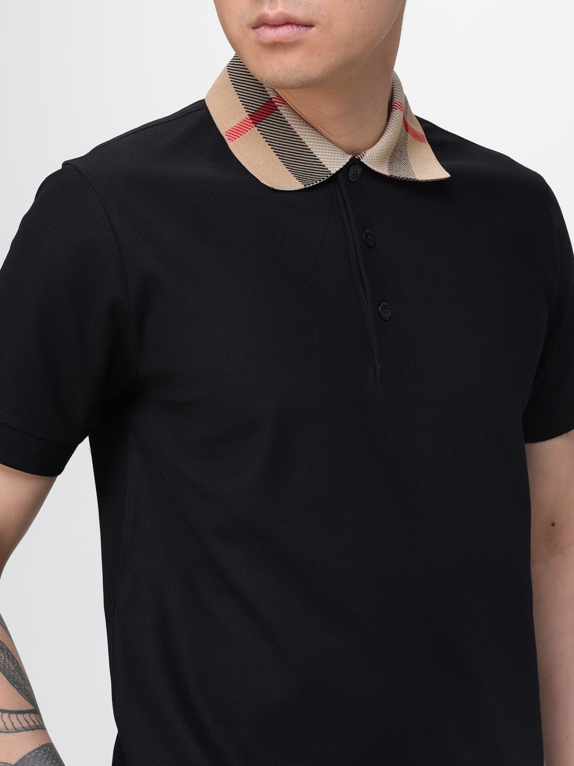 BURBERRY POLO: T-shirt herren Burberry, Schwarz - Img 4