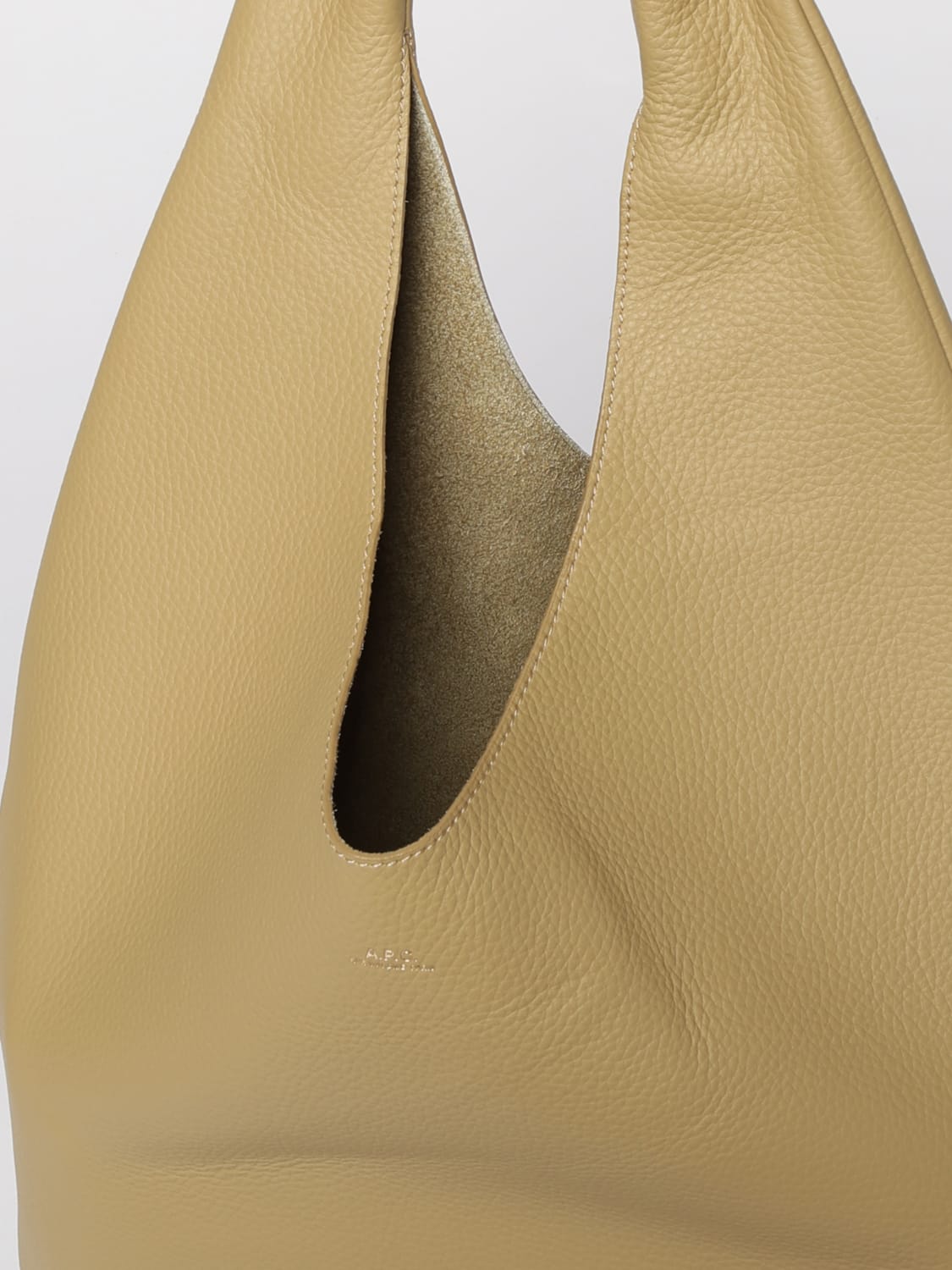 A.P.C. SHOULDER BAG: Shoulder bag woman A.P.C., Beige - Img 3