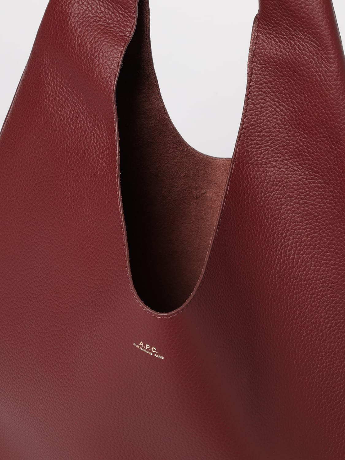 A.P.C. SHOULDER BAG: Shoulder bag woman A.P.C., Burgundy - Img 3