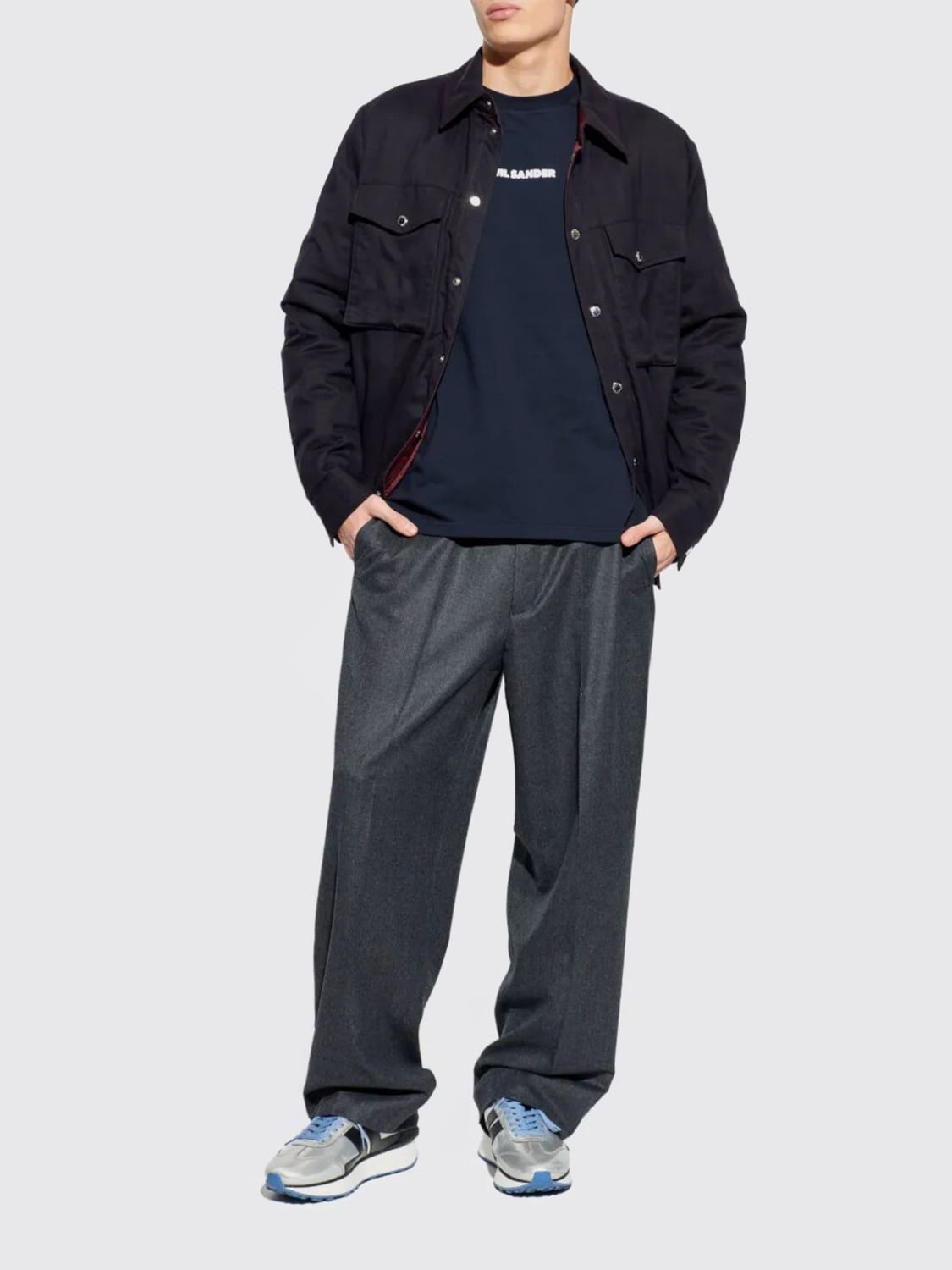 JIL SANDER T-SHIRT: T-shirt men Jil Sander, Navy - Img 2