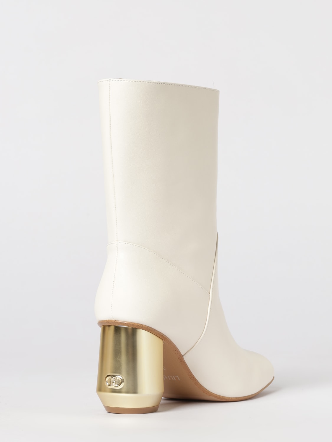LIU JO FLAT ANKLE BOOT: Flat ankle boot woman Liu Jo, Milk - Img 3