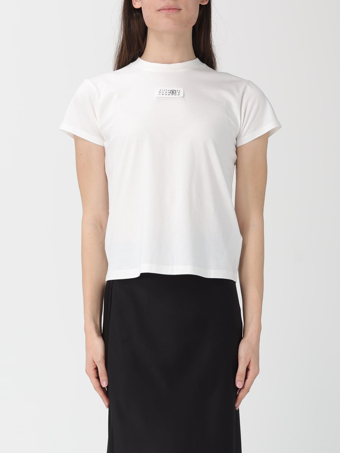 MM6 MAISON MARGIELA T-SHIRT: T-shirt woman Mm6 Maison Margiela, White - Img 1