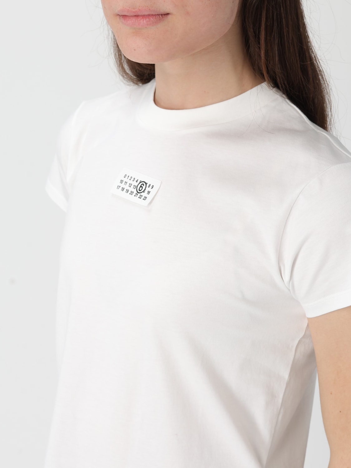MM6 MAISON MARGIELA T-SHIRT: T-shirt woman Mm6 Maison Margiela, White - Img 3
