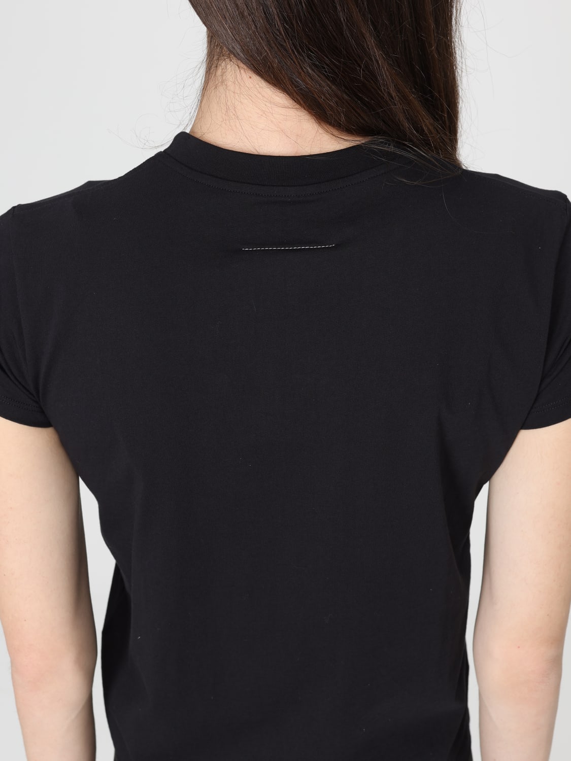 MM6 MAISON MARGIELA T-SHIRT: T-shirt woman Mm6 Maison Margiela, Black - Img 3