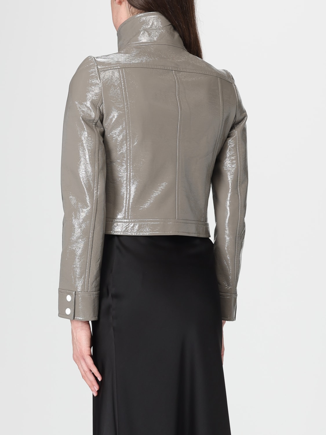 COURRÈGES 外套: 外套 女士 CourrÈges, 灰色 - Img 2