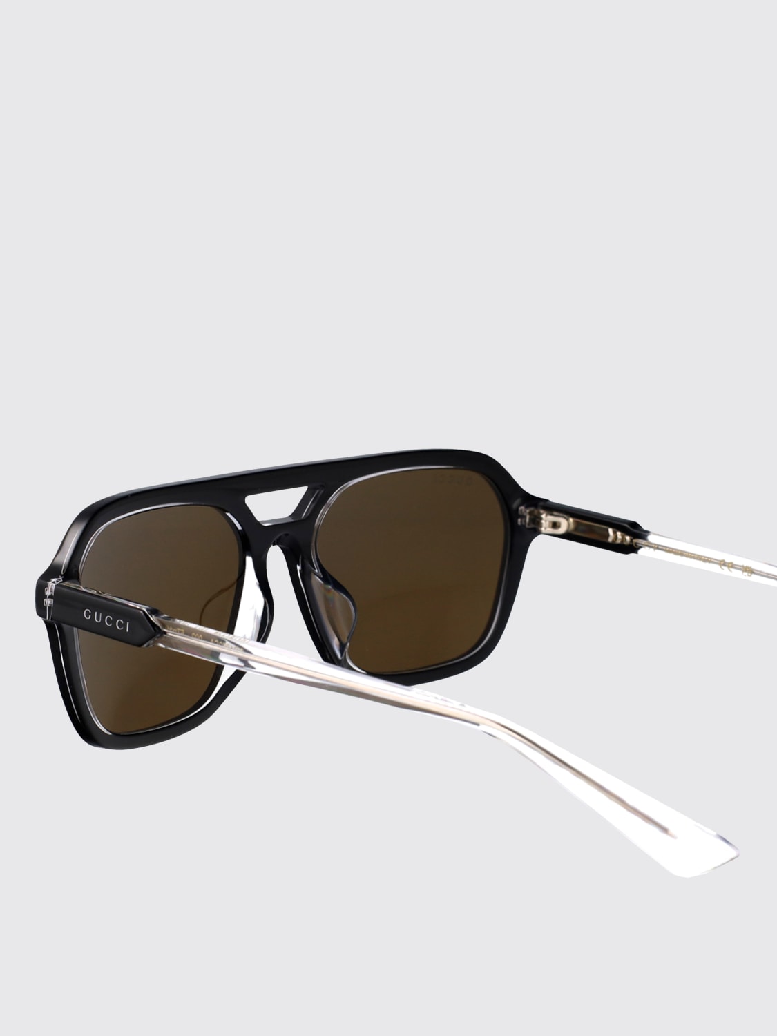 GUCCI SUNGLASSES: Sunglasses men Gucci, Black - Img 4