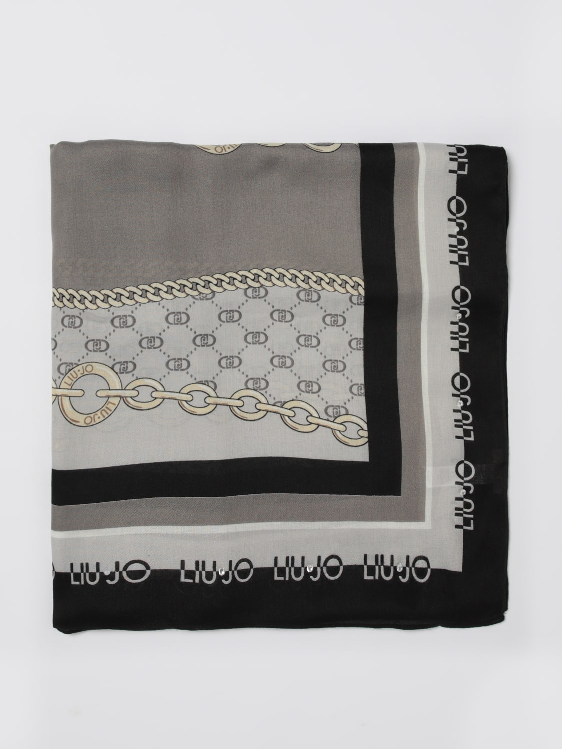 LIU JO NECK SCARF: Neck scarf woman Liu Jo, Black - Img 1