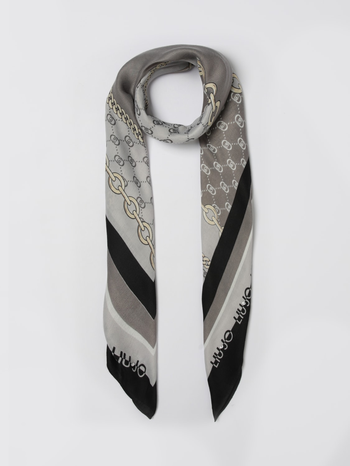 LIU JO NECK SCARF: Neck scarf woman Liu Jo, Black - Img 2