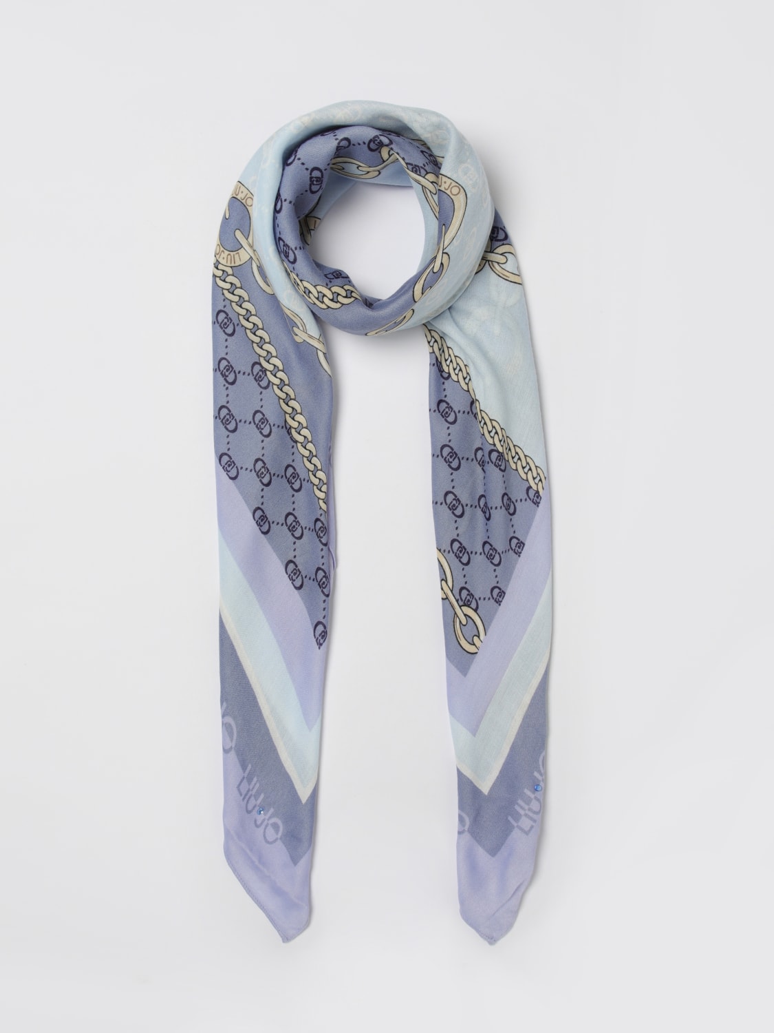 LIU JO SEIDENTUCH: Seidentuch damen Liu Jo, Denim - Img 2