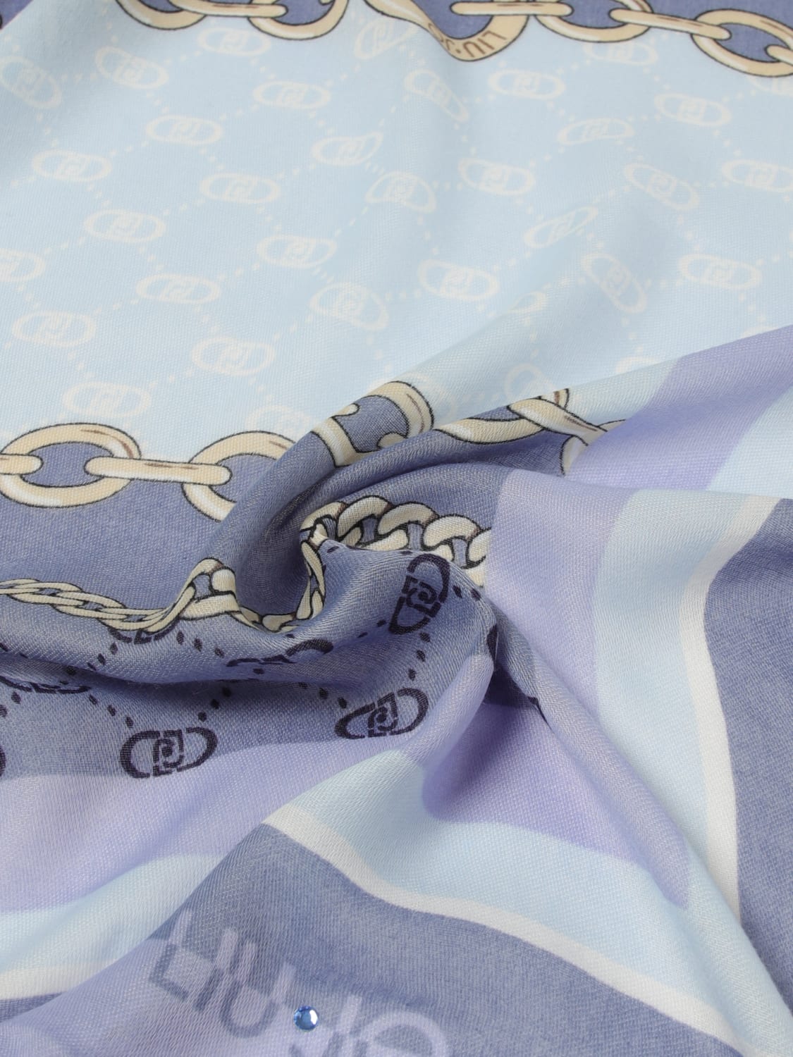 LIU JO SEIDENTUCH: Seidentuch damen Liu Jo, Denim - Img 3