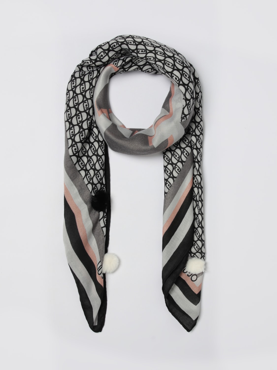 LIU JO NECK SCARF: Neck scarf woman Liu Jo, Black - Img 2
