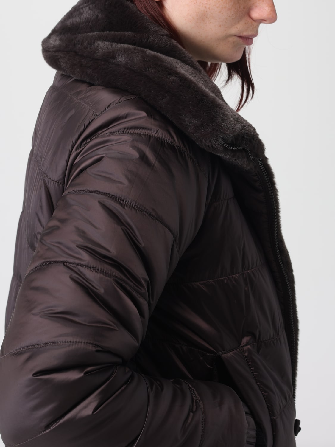 SAVE THE DUCK JACKET: Jacket woman Save The Duck, Brown - Img 4