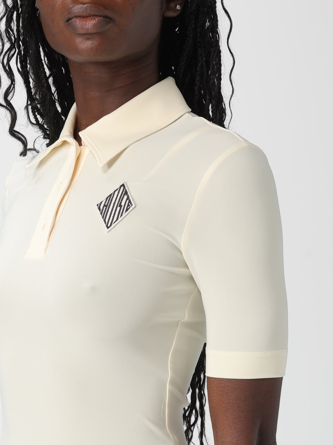 LACOSTE POLO: T-shirt femme Lacoste, Beige - Img 3
