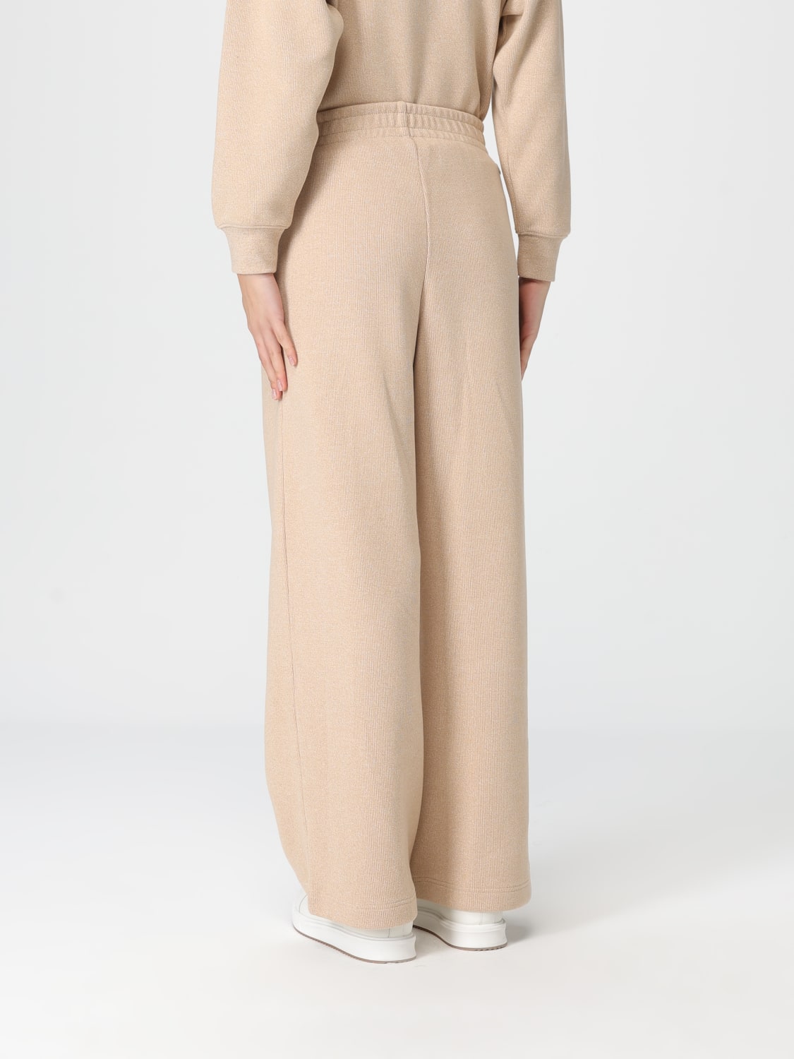 LACOSTE PANTS: Pants woman Lacoste, Beige - Img 3