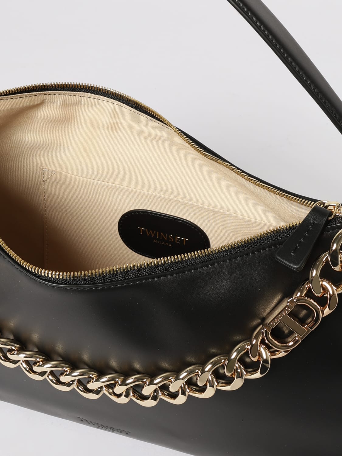 TWINSET SCHULTERTASCHE: Schultertasche damen Twinset, Schwarz - Img 3