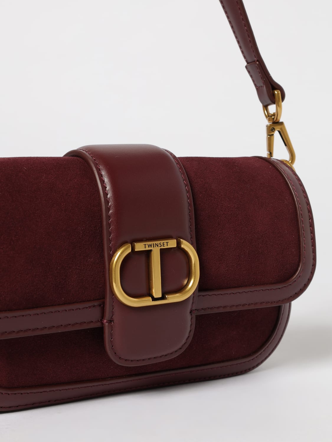 TWINSET MINITASCHE: Schultertasche damen Twinset, Violett - Img 3