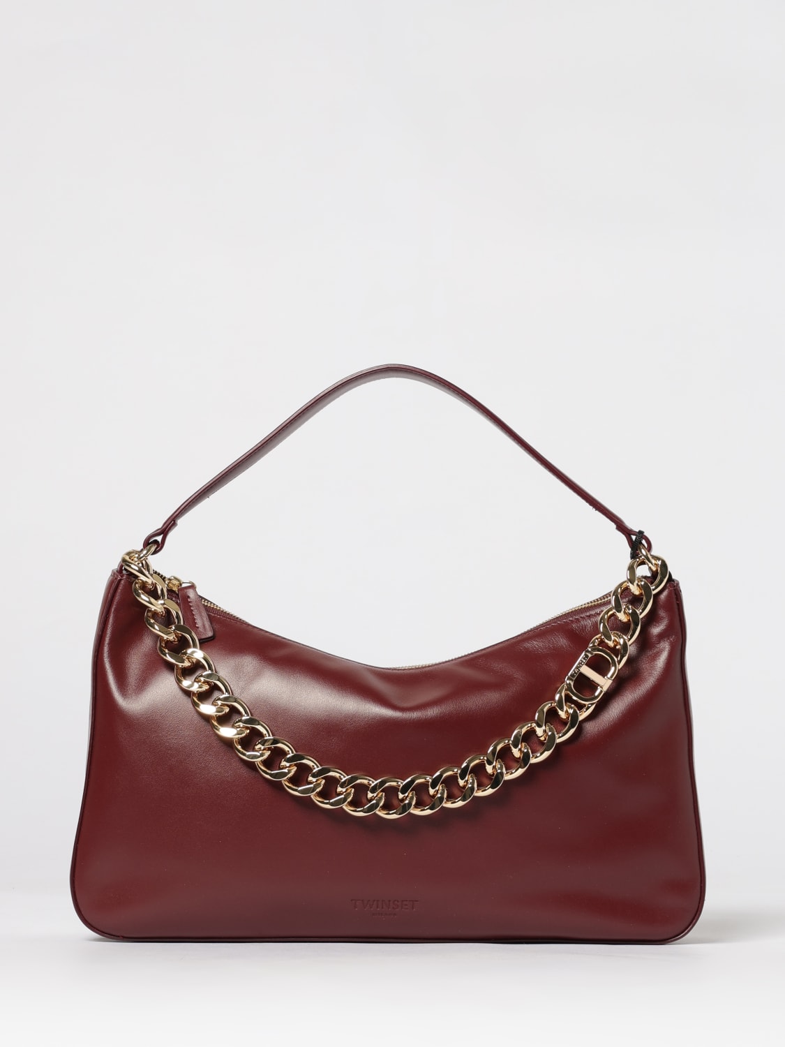 TWINSET HANDTASCHE: Schultertasche damen Twinset, Red Purple - Img 1
